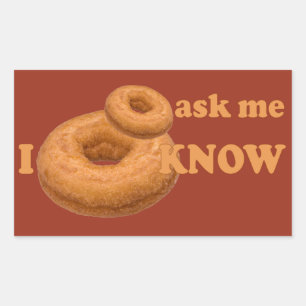 Rosquinha Etiquetas personalizadas do Humor