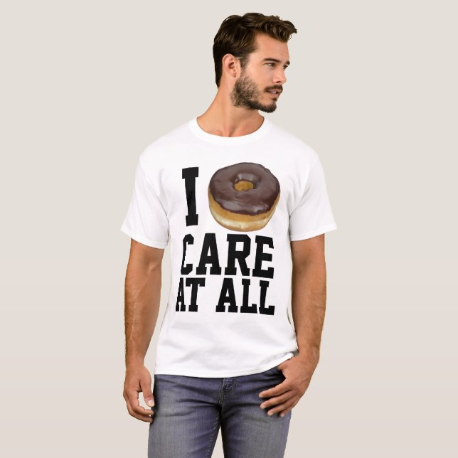 Rosquinha (NÃO) CUIDADO, T-shirts engraçadas (Frente Completa)