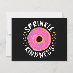 Rosquinha Sprinkle Kindness Meninas Engraçadas Mul