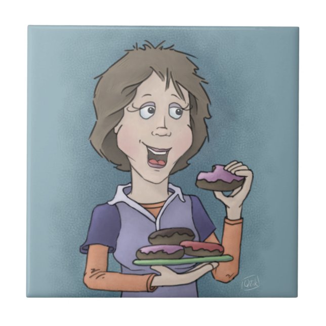 Rosquinhas com azulejo de cerâmica de aspersores (Frente)