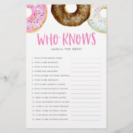 Rosquinhas rosa e chocolate que conhecem o melhor 