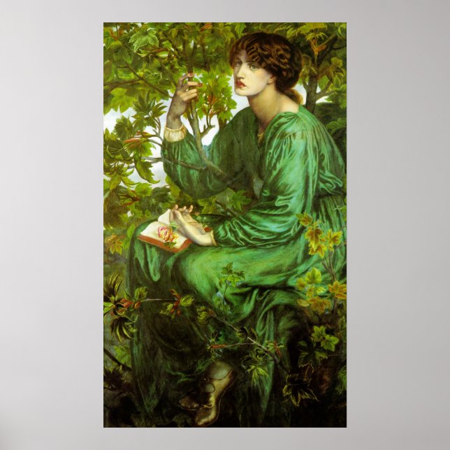 Rossetti The Day Dream Poster (Frente)