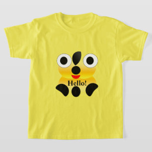 Rosto Bonito Olá Garoto T-Shirt