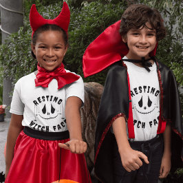 Rosto de Bruxa Descansada: Camiseta do Dia das Bru