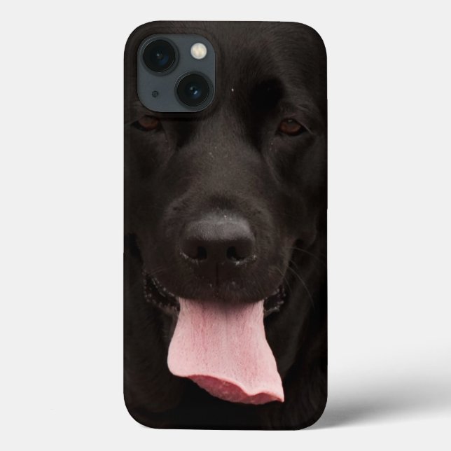 Rosto de cachorro preto (Verso)