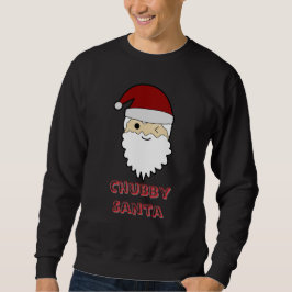 Rosto de Papai Noel Fofo e Gordinho – Camiseta Ado