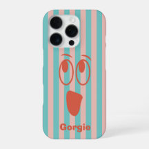 Rosto Fantasma Listrado Retro
