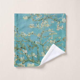 Rosto Flor de Amêndoa - Toalha Floral Inspirada por Van