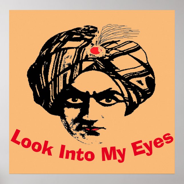 Rosto mágico, adicionar Poster de texto (Frente)