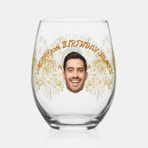Rosto Personalizado 20º 30º 40º 50º 60 Aniversário