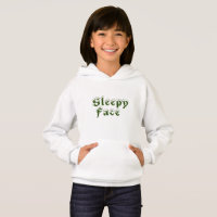 Rosto Sonolento: Doador Hoodie Pullover Infantil