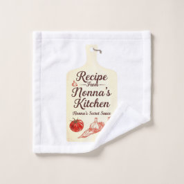 Rosto Toalha de Chá Receita da Cozinha da Nonna | Ita