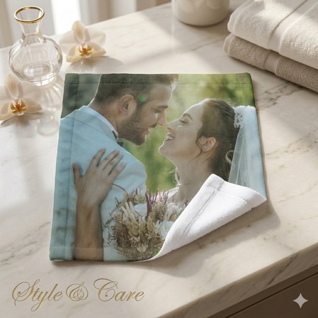 Rosto Toalha de Lavagem Macia com Imagem Personalizada P (Personalized Custom Image Soft Wash Cloth Twl Gift)