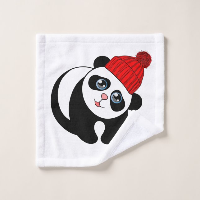 Rosto toalha de lavagem panda (Pano de lavar)