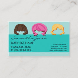 Rostos frescos cartões de visitas para coloração c