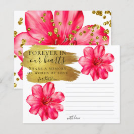 Rosy Floral Compartilha uma Placa Funeral de Memór