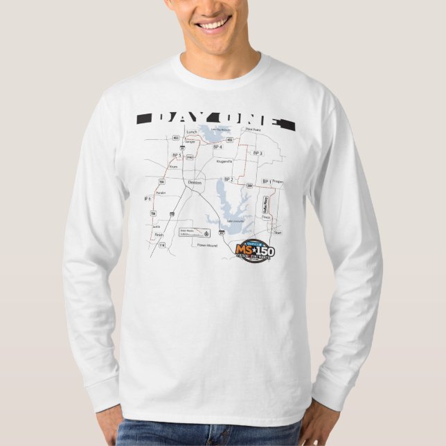 rota 2008 de Sam's Club MS150 do t-shirt lg-slv (Frente)