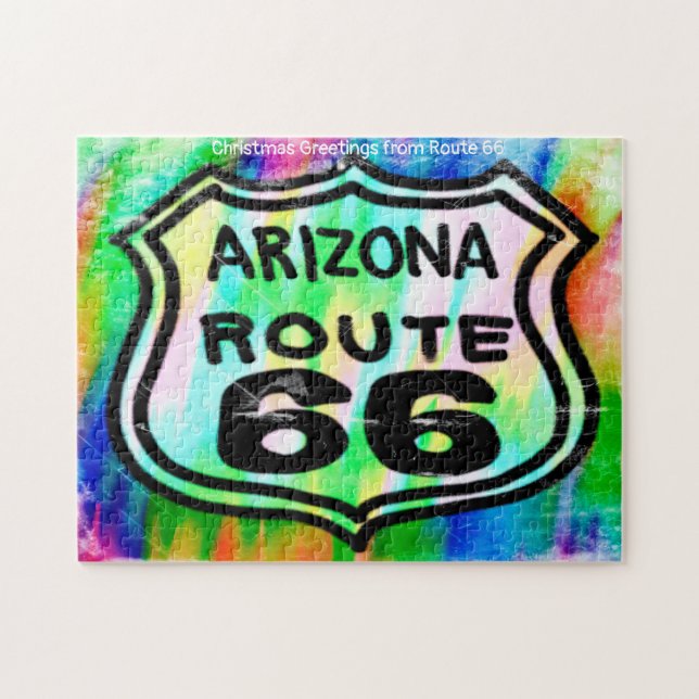 Rota 66 Art Deco Arizona. Quebra-cabeça (Horizontal)