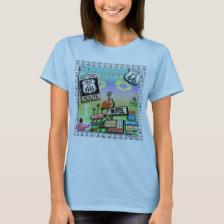 ROTA 66 - CAMISETAS CLARAS de S das MULHERES da