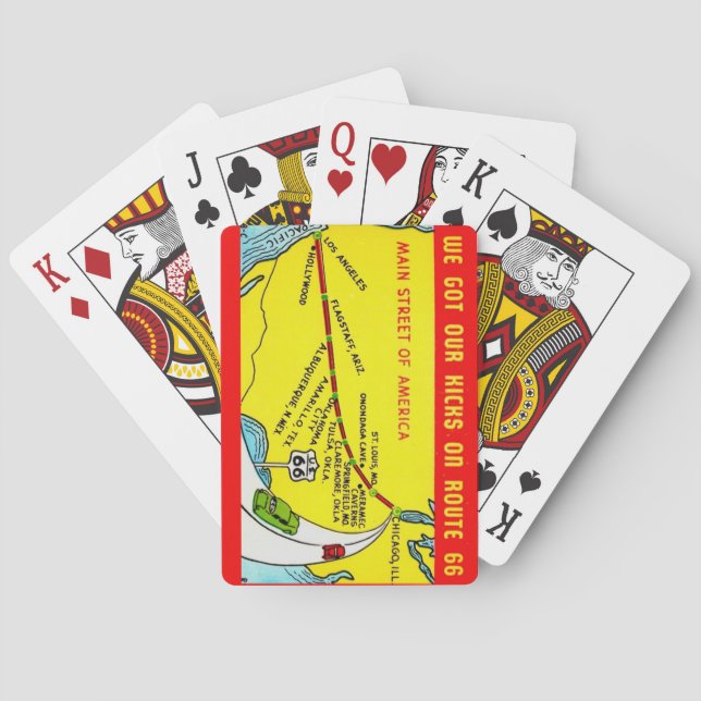 Rota 66 - Cartas de Baralho que nos Deram Chutes (Verso)