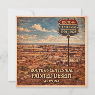 Rota 66 Centenário Correspondência Deserto Pintado