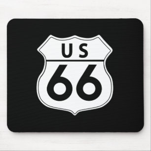 Rota 66 Classic Road Sign Mousepad