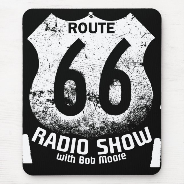 Rota 66 Mousepad do rádio do salto (Frente)