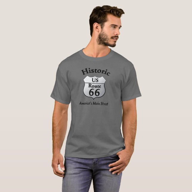 Rota 66 — T-shirt (Frente Completa)