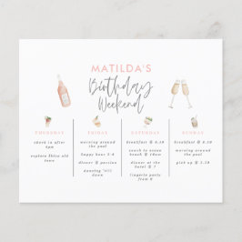 Rota de aniversário elegante do orçamento