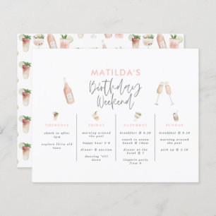 Rota de aniversário elegante do orçamento