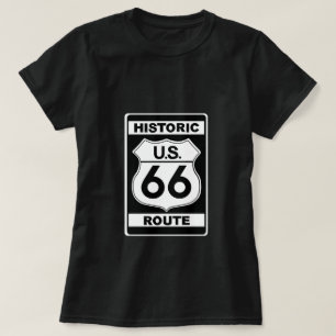 Rota Histórica 66 T-shirt Black