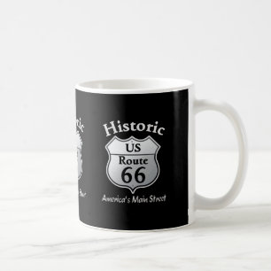 Rota histórica dos EUA 66 caneca de café