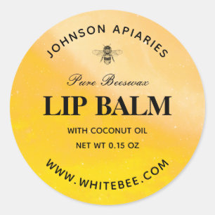 Rota Mel Lip Beeswax Balm Etiquetas