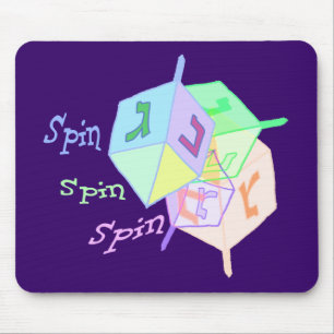 Rotação Dreidels Mousepad da rotação
