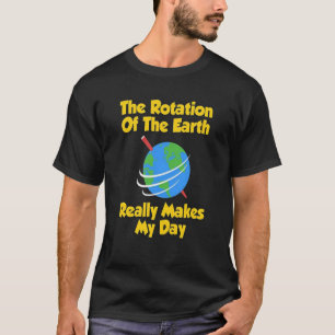 ROTAÇÃO ENGRAÇADA da ciência Teache do T-SHIRT