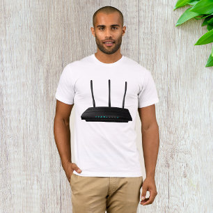 Roteador Sem Fio Mens T-Shirt