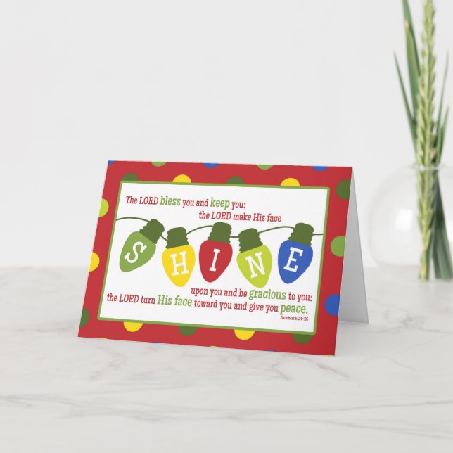 Roteiro das Luzes de Natal Verso Cartão de Natal (Frente)