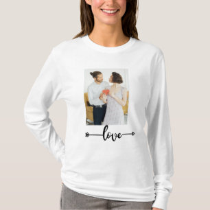 Roteiro de Amor com Seta – Camiseta de Casal Român