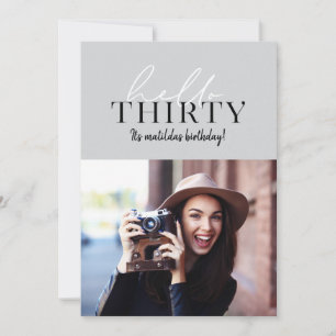 Roteiro moderno & foto geométrica do aniversário