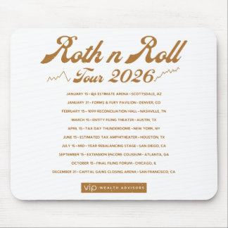 Roth n Roll World Tour de Concerto Mouse Pad