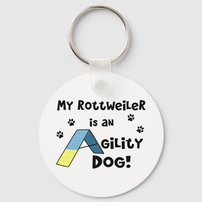 Rottweiler Agilidade Chaveiro (Frente)