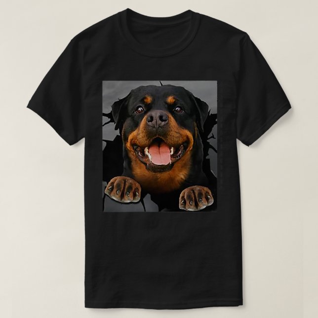 ROTTWEILER Dog Lover Pocket Design T-Shirt (Frente do Design)