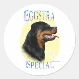 Rottweiler Eggstra Special - Adesivo