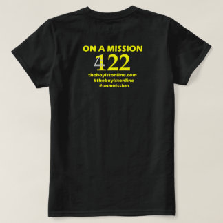 "Rotulação amarela (vazia) do t-shirt de uma