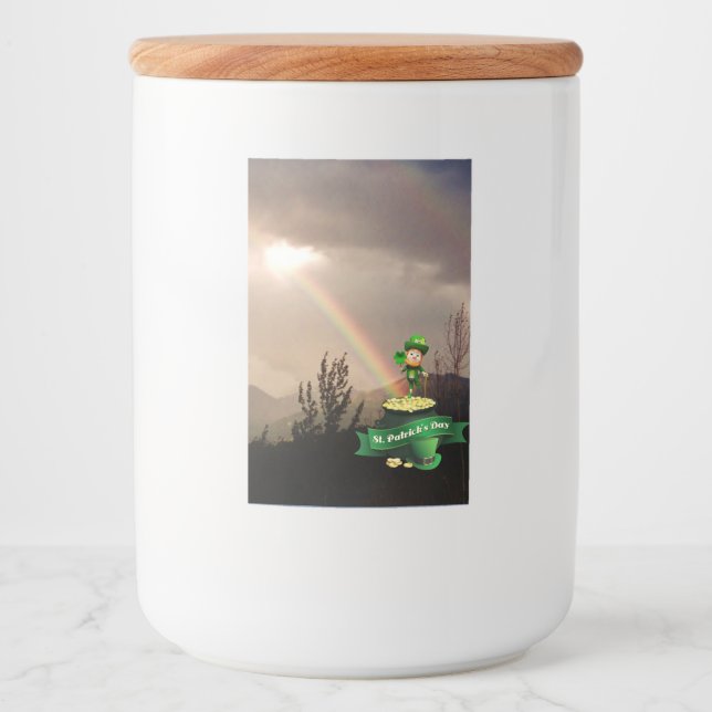 Rótulo 2x3 do Comida do arco-íris (Frente)