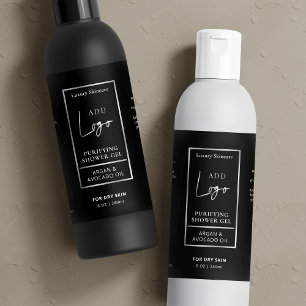 Rótulo à prova d'água do frasco Cosmético 8 OZ de