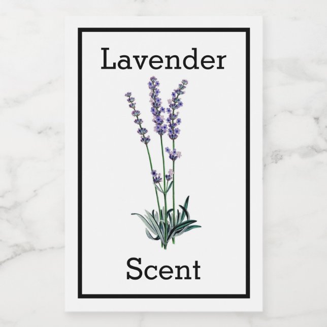 Rótulo Antigo Lavanda (Rótulo Único)