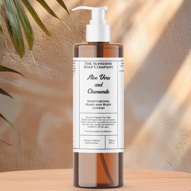 Rótulo branco rústico para frasco de cosméticos 12 (Criador carregado)