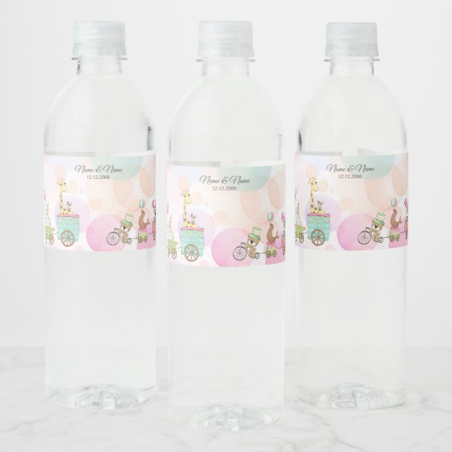 Rótulo da Garrafa de Água dos Circos (Garrafas)