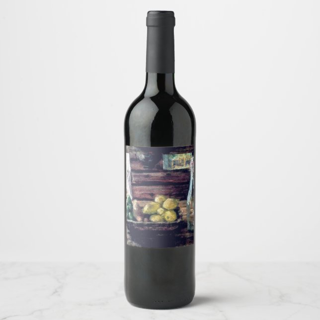 Rótulo da garrafa de vinho (Frente)